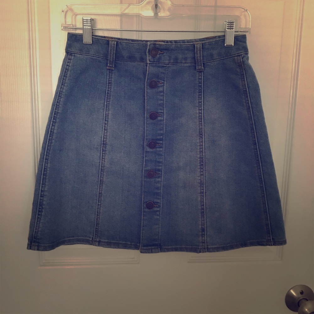 Two button up skirts
